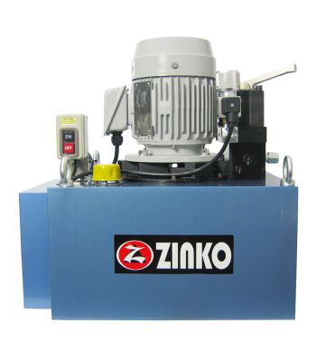 ZPE-73HS-7, Electric Pump, 1 HP, 4 Way 3 Position Manual Valve, Open Center Type (Double Acting)