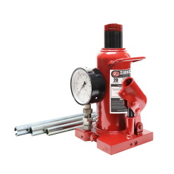 Zinko ZNP-20P 20 Ton Steel Base Bottle Jack With Gauge