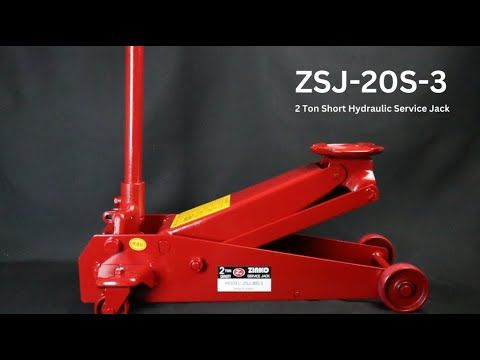 ししゃそしぇ〜2… Zinko ZSJ-20S-3 2 Ton Short Service Jack